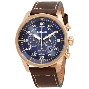 Citizen Avion Chronograph Eco-Drive Blue Dial Men's Watch CA4213-18L