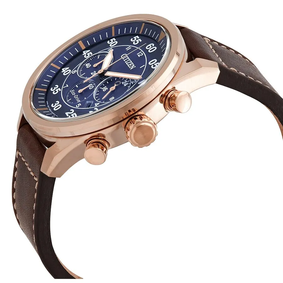 Citizen Avion Chronograph Eco-Drive Blue Dial Men's Watch CA4213-18L