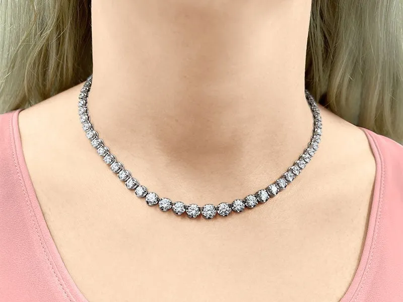 Classic Diamond Strand Diamond  with 9.96 ct.(finished)
