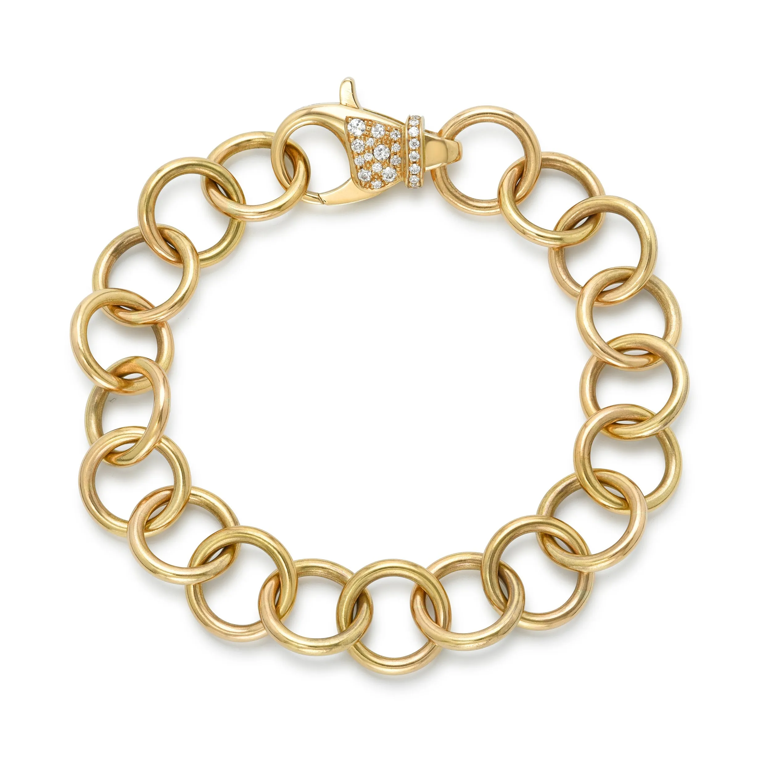 CLUB BRACELET WITH COBBLESTONE CLASP