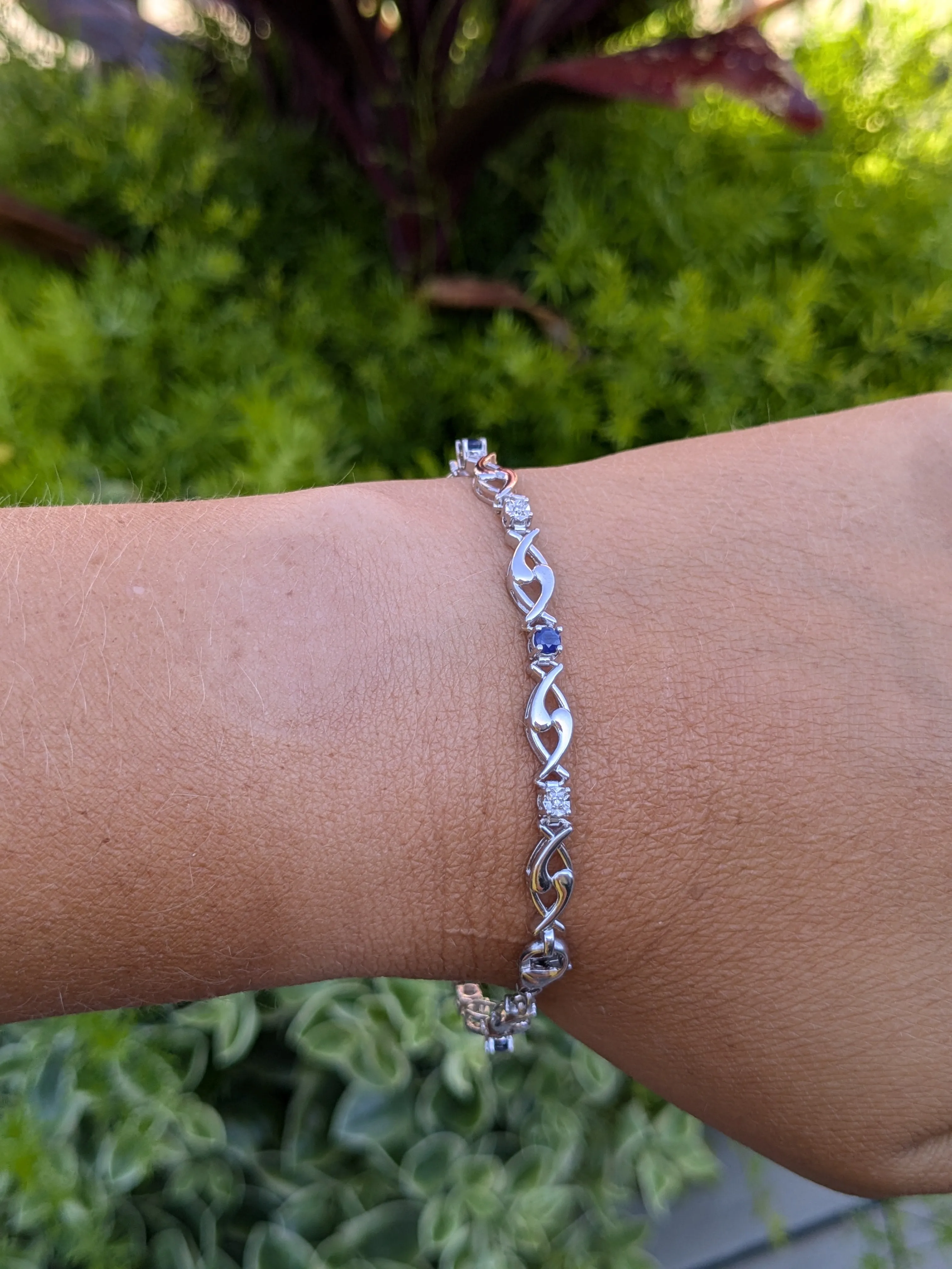Colored Stone & Diamond Bracelet