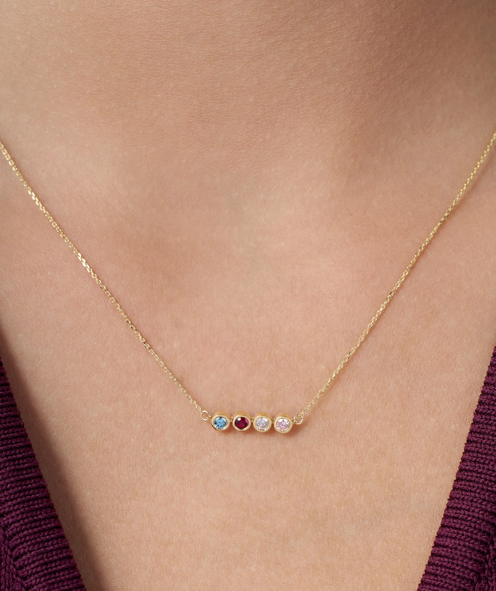 Colorful Harmony Diamond Necklace