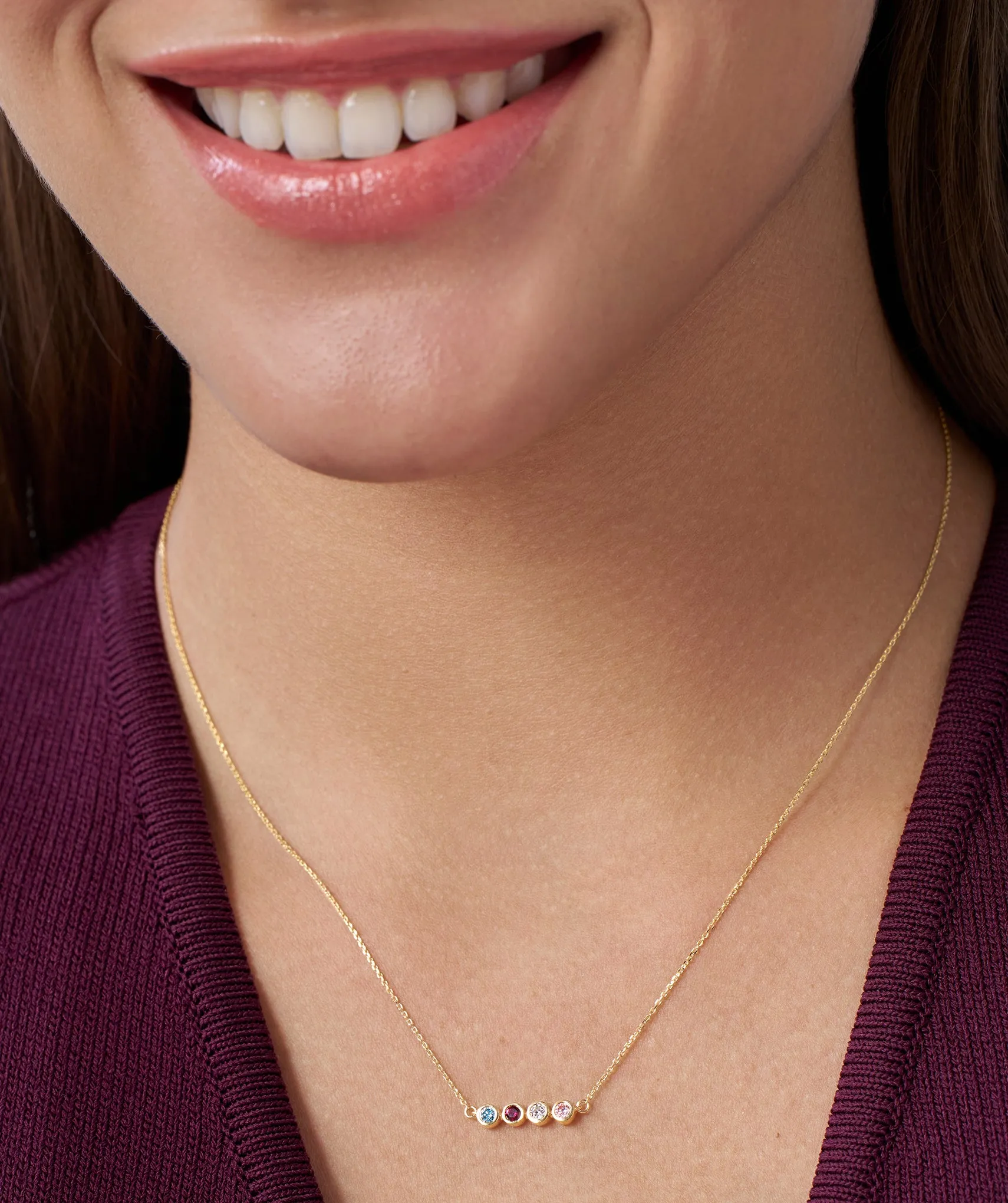 Colorful Harmony Diamond Necklace