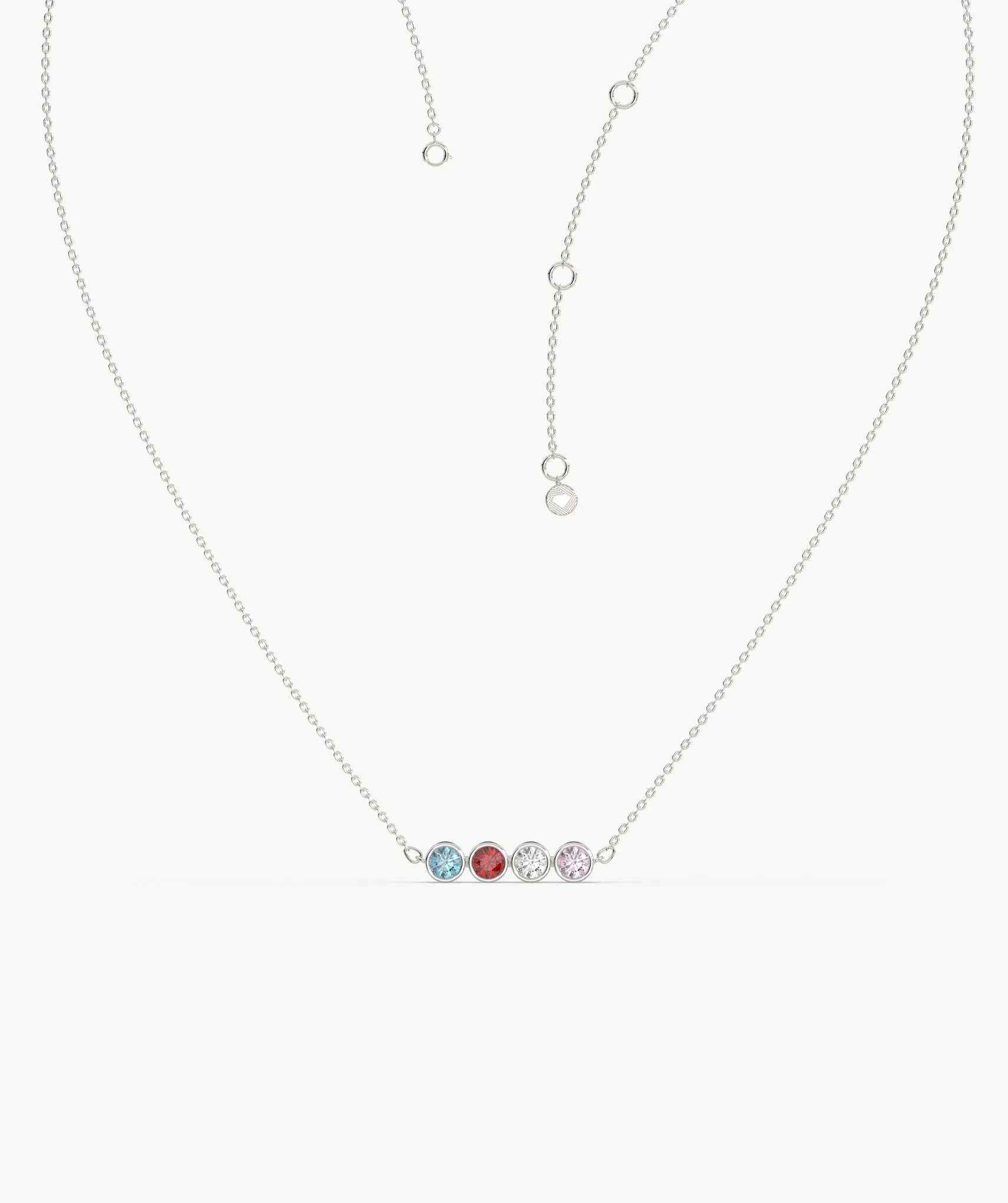 Colorful Harmony Diamond Necklace