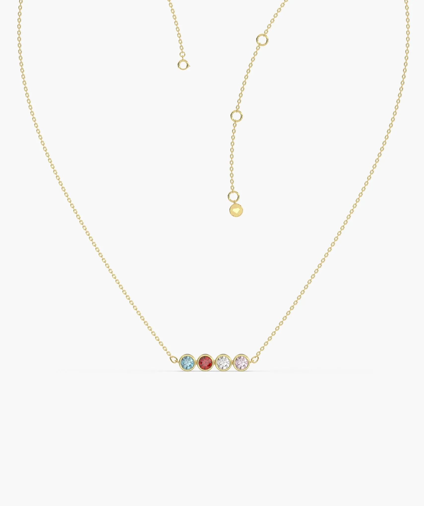 Colorful Harmony Diamond Necklace