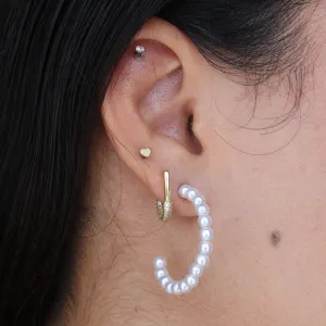 Cove Pearl Hoop