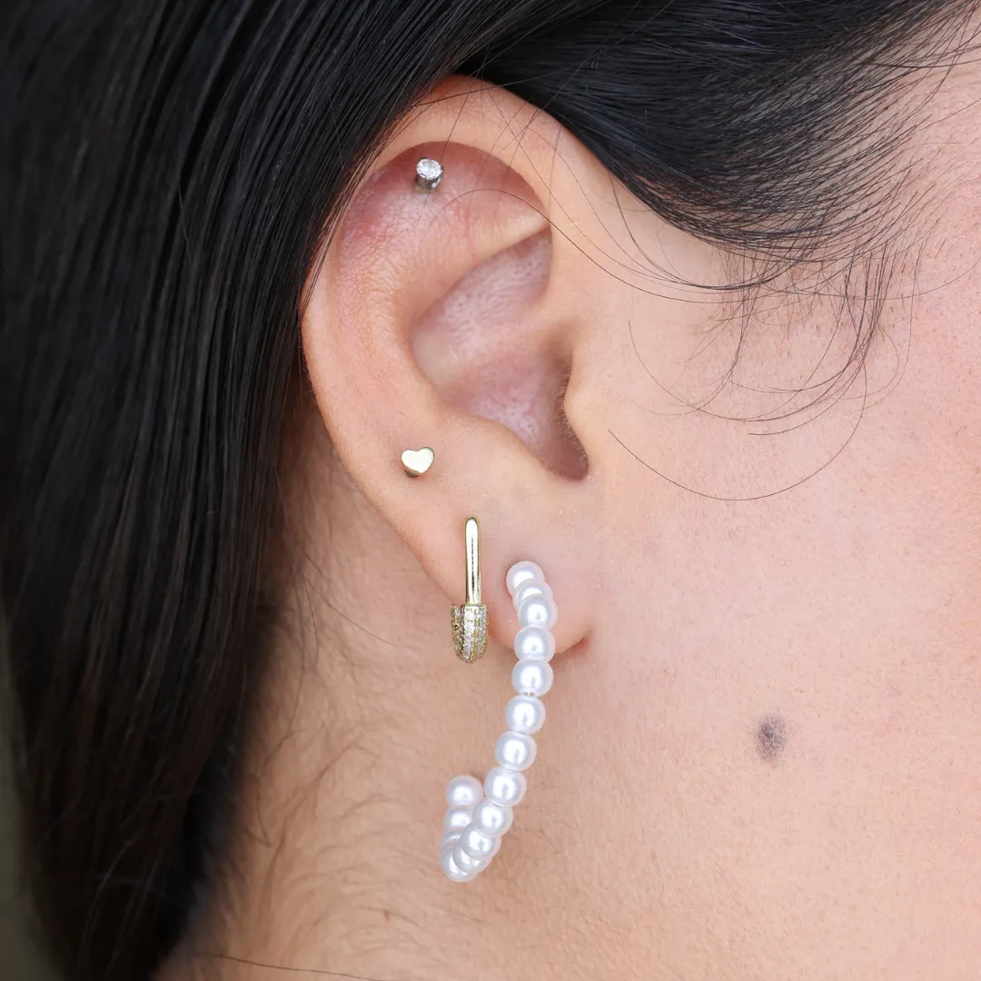 Cove Pearl Hoop
