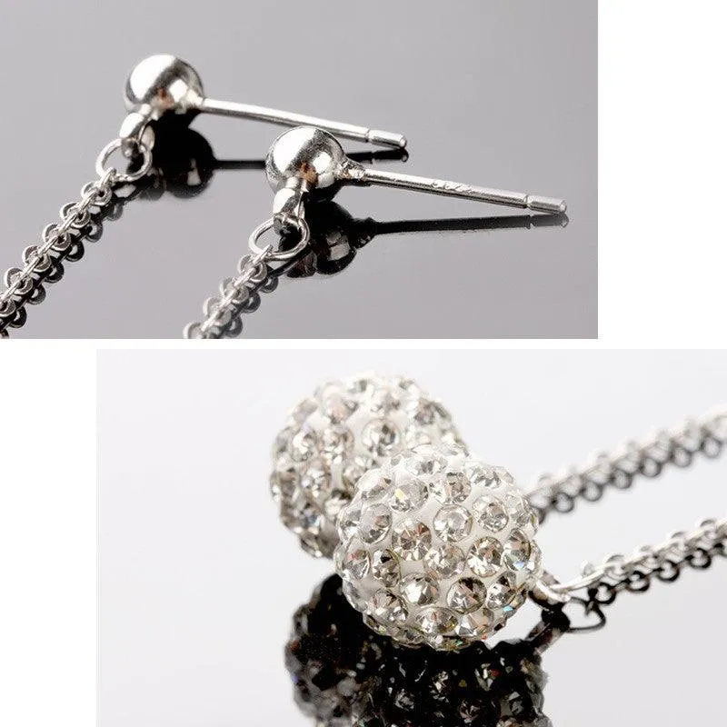 Crystals Drop Earrings