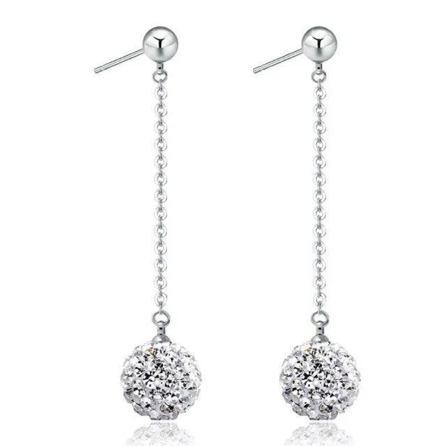 Crystals Drop Earrings
