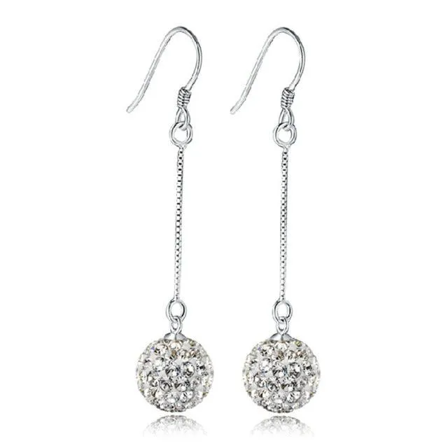 Crystals Drop Earrings