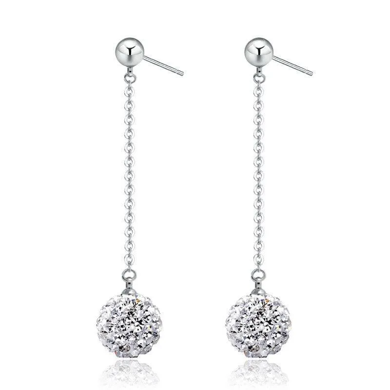 Crystals Drop Earrings