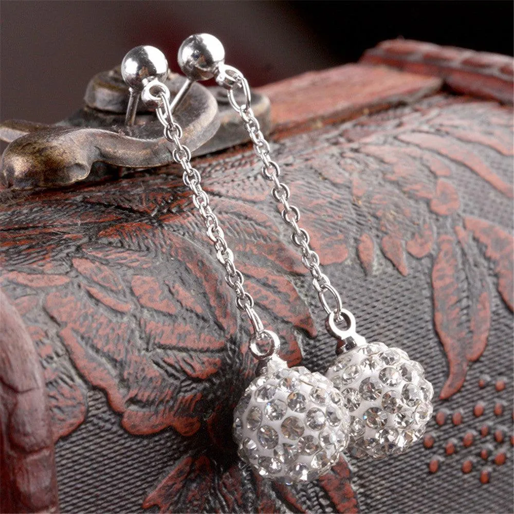 Crystals Drop Earrings
