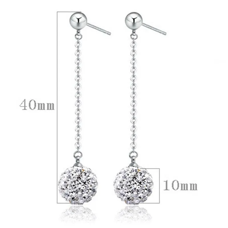 Crystals Drop Earrings