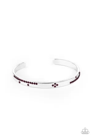 Dainty Dazzle Purple Paparazzi Bracelet