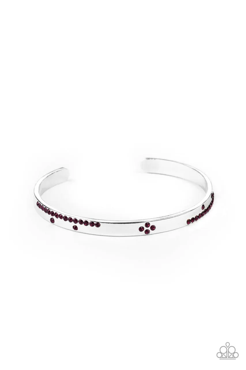 Dainty Dazzle Purple Paparazzi Bracelet