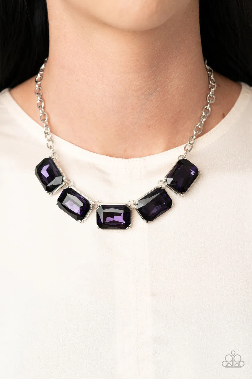 Deep Freeze Diva Purple Paparazzi Necklace