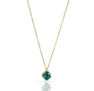 DESIREE EMERALD BIRTHSTONE PENDANT - MAY