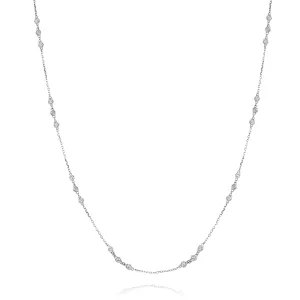 Diamond By The Yard Three-Station Diamond Necklace