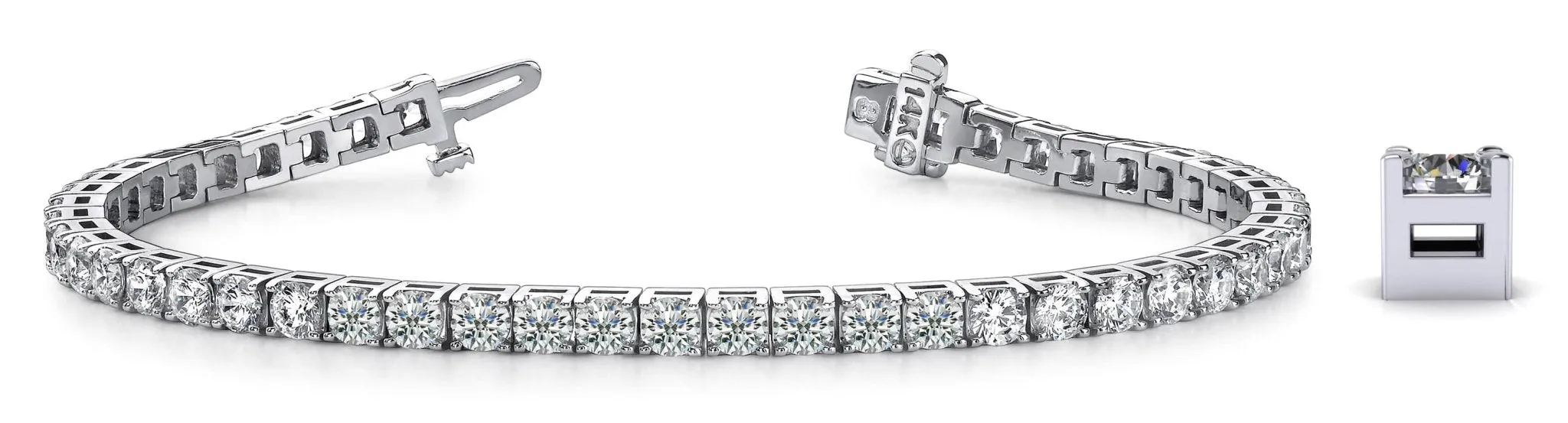 Diamond Dreams Lab-Grown Diamond Tennis Bracelet with 2.91 ct.(finished) 2.2mm