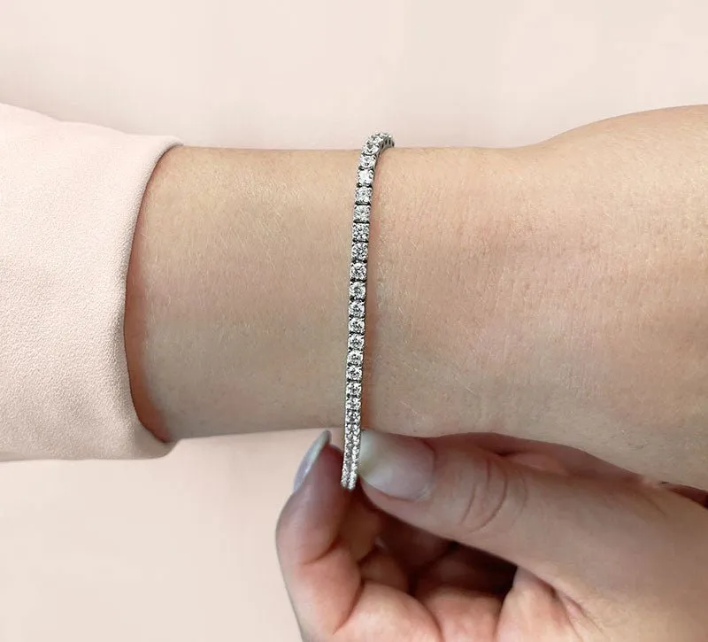 Diamond Dreams Lab-Grown Diamond Tennis Bracelet with 2.91 ct.(finished) 2.2mm