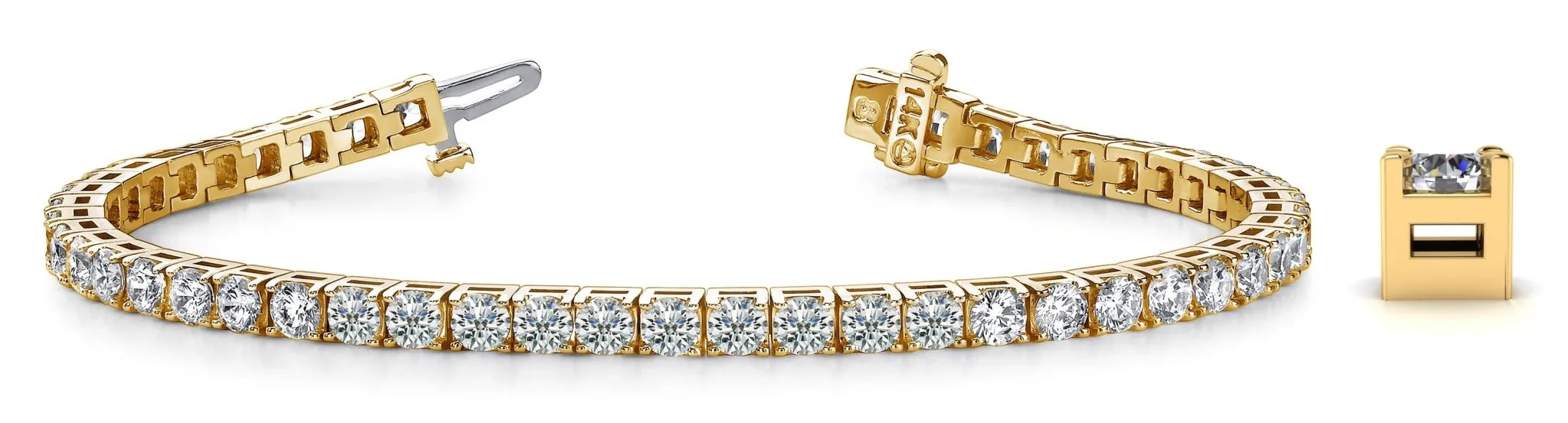 Diamond Dreams Lab-Grown Diamond Tennis Bracelet with 2.91 ct.(finished) 2.2mm