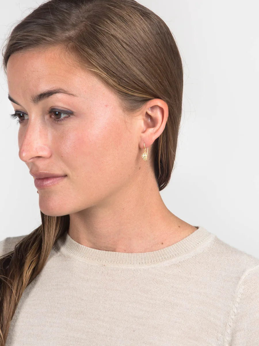 diamond drop earrings
