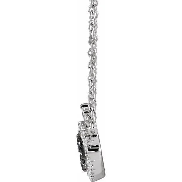 Diamond Evil Eye Necklace