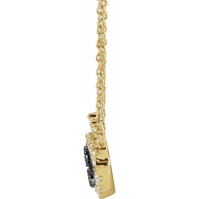 Diamond Evil Eye Necklace