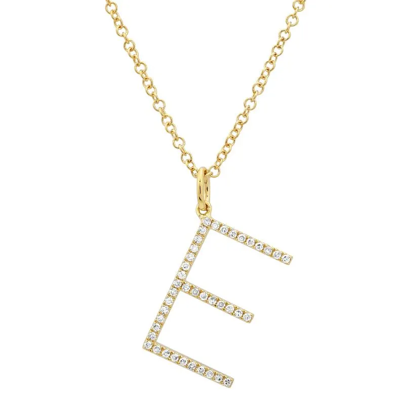 DIAMOND INITIAL LETTERS - GOLD   DIAMOND