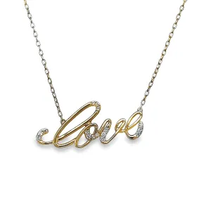 Diamond Love Necklace