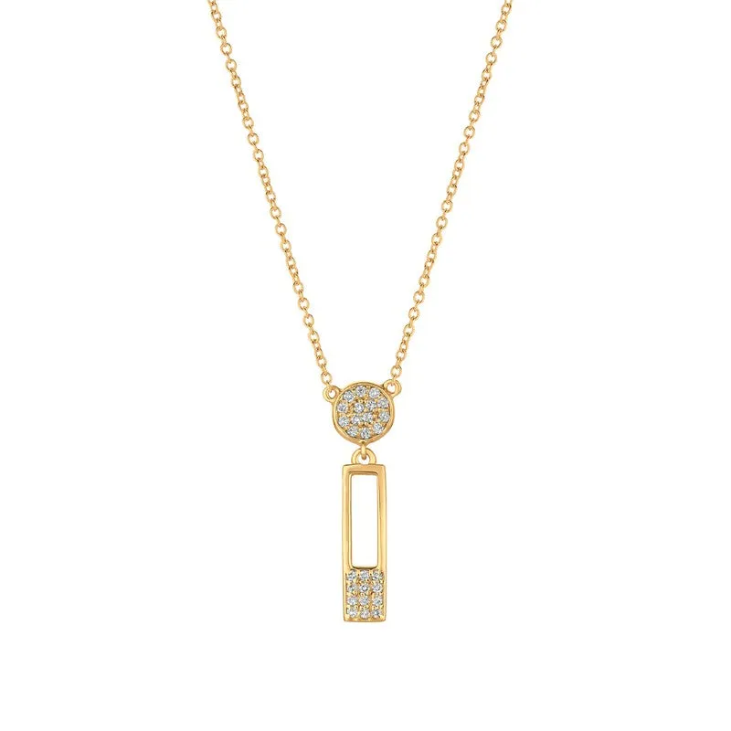 DIAMOND NECKLACE 14K GOLD (0.25 CTW) 10