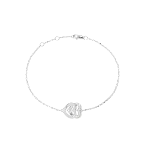 Dinh Van Double Coeurs R10 Diamond Bracelet
