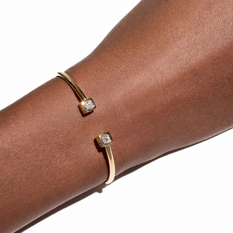 Dinh Van Le Cube Diamant Large Cuff