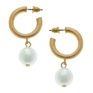 Drop Hoop Earrings