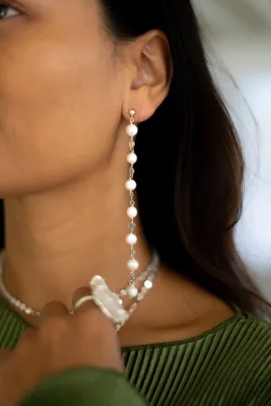 Drops of Wisdom Mother of Pearl Earrings