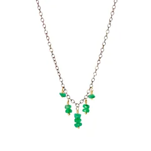 Emerald Bead Necklace