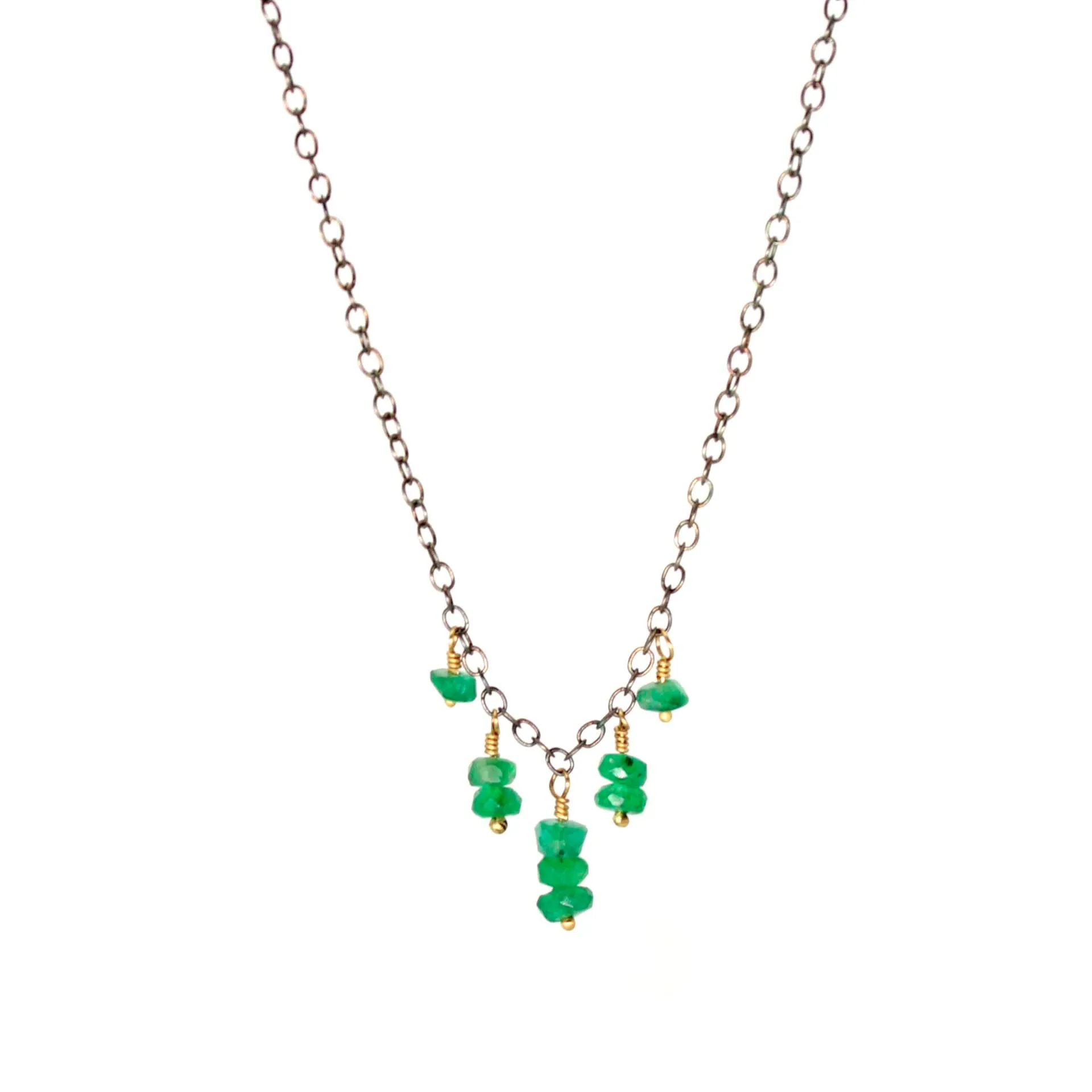 Emerald Bead Necklace