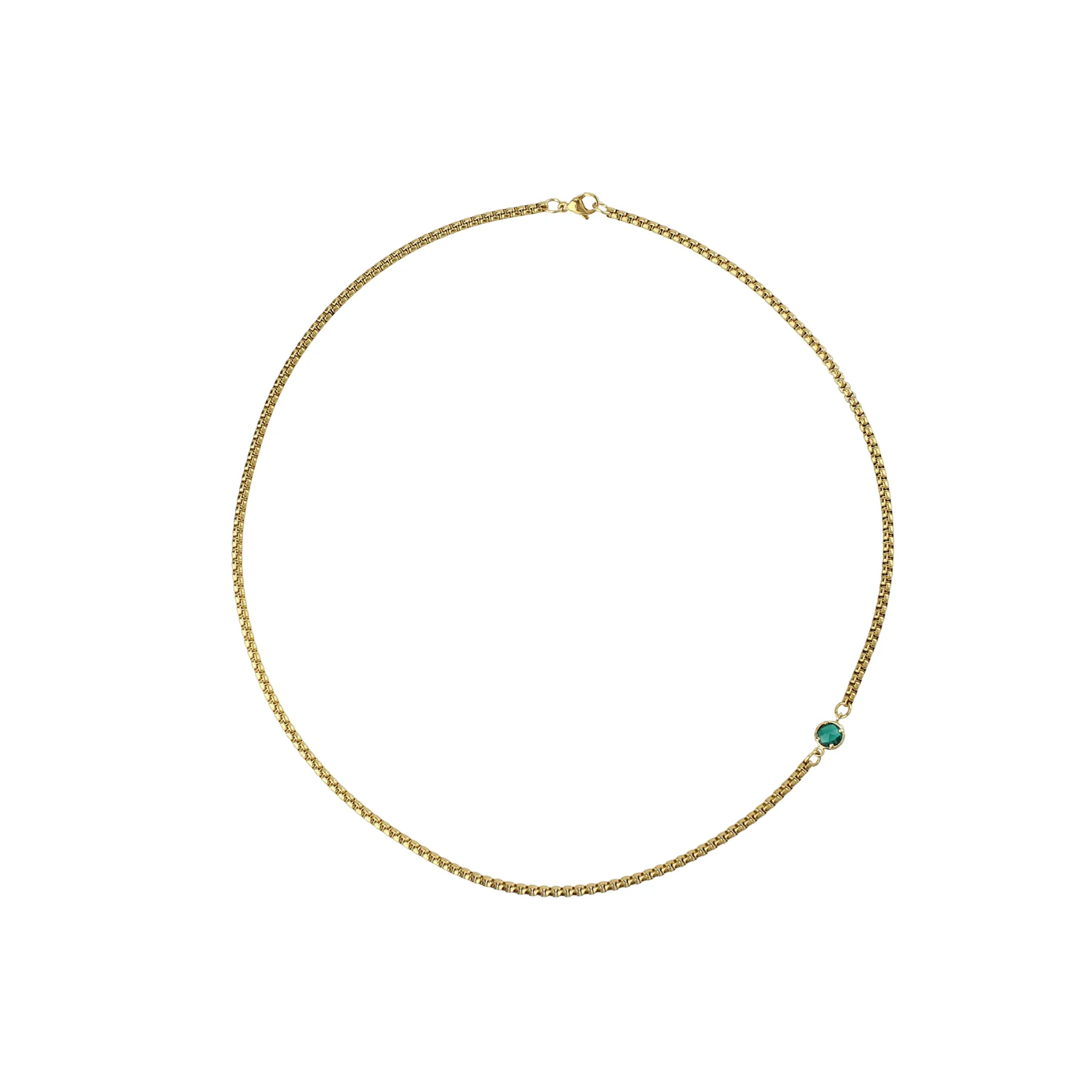 EMERALD POINT NECKLACE