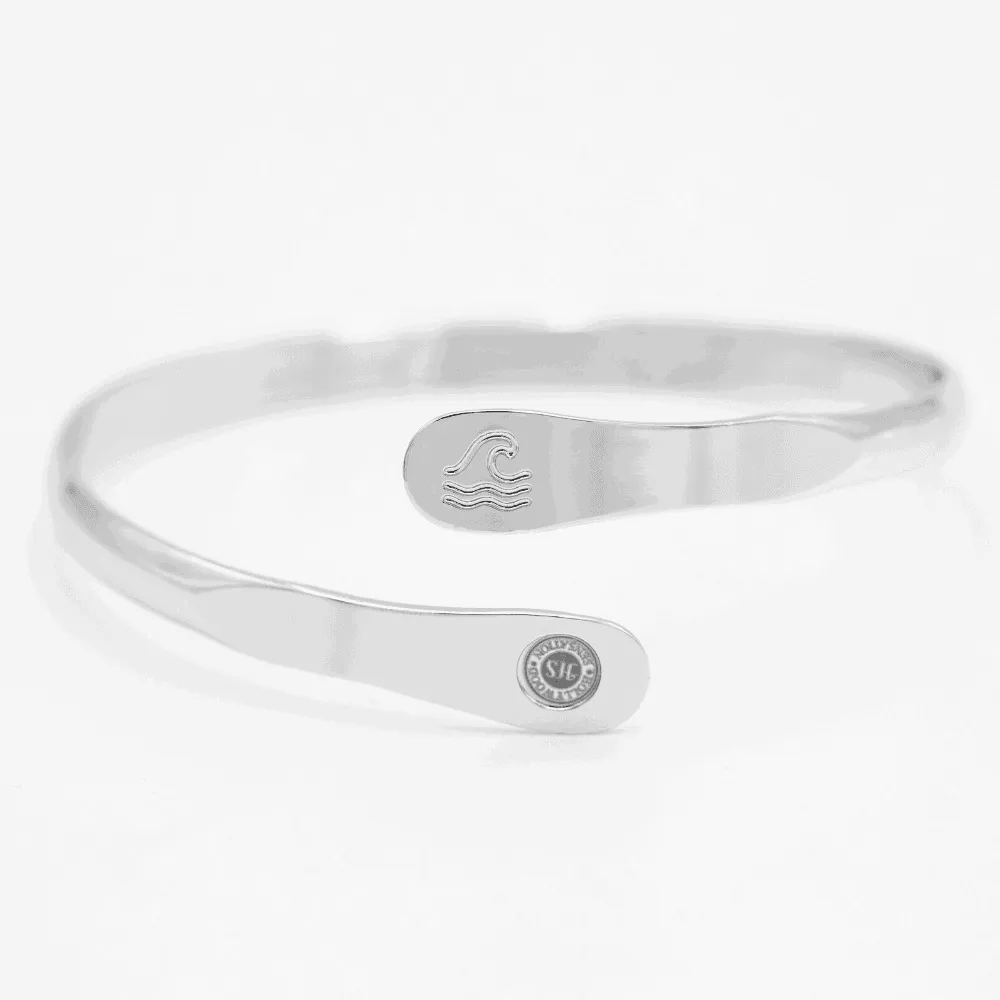 Engraved Wave Bracelets, Surfers Bracelets, Ocean Bracelets,  Engraved Best wave of your life's out there Bracelets