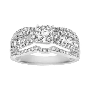 EternalDia 0.88 CT. T.W. Diamond Engagement Ring