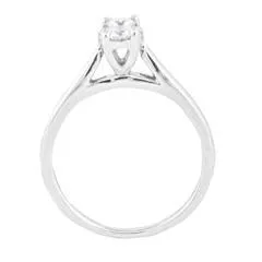EternalDia 1/3 Carat T.W. Diamond 10kt White Gold Infini Oval Ring