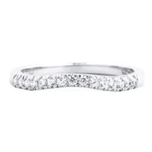 EternalDia 1/5Carat T.W. Diamond 14kt White Gold Contour Ring