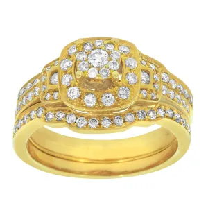 EternalDia 3/4 CT. T.W. Diamond Bridal Ring-Trios