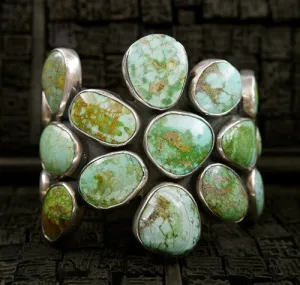 Federico Sterling Silver and Pilot Mountain Turquoise Cuff Bracelet