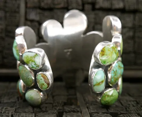 Federico Sterling Silver and Pilot Mountain Turquoise Cuff Bracelet