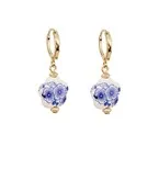 Floral Ceramic Bead Drop Earrings