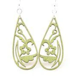 Floral Tear Drop Earrings # 1243
