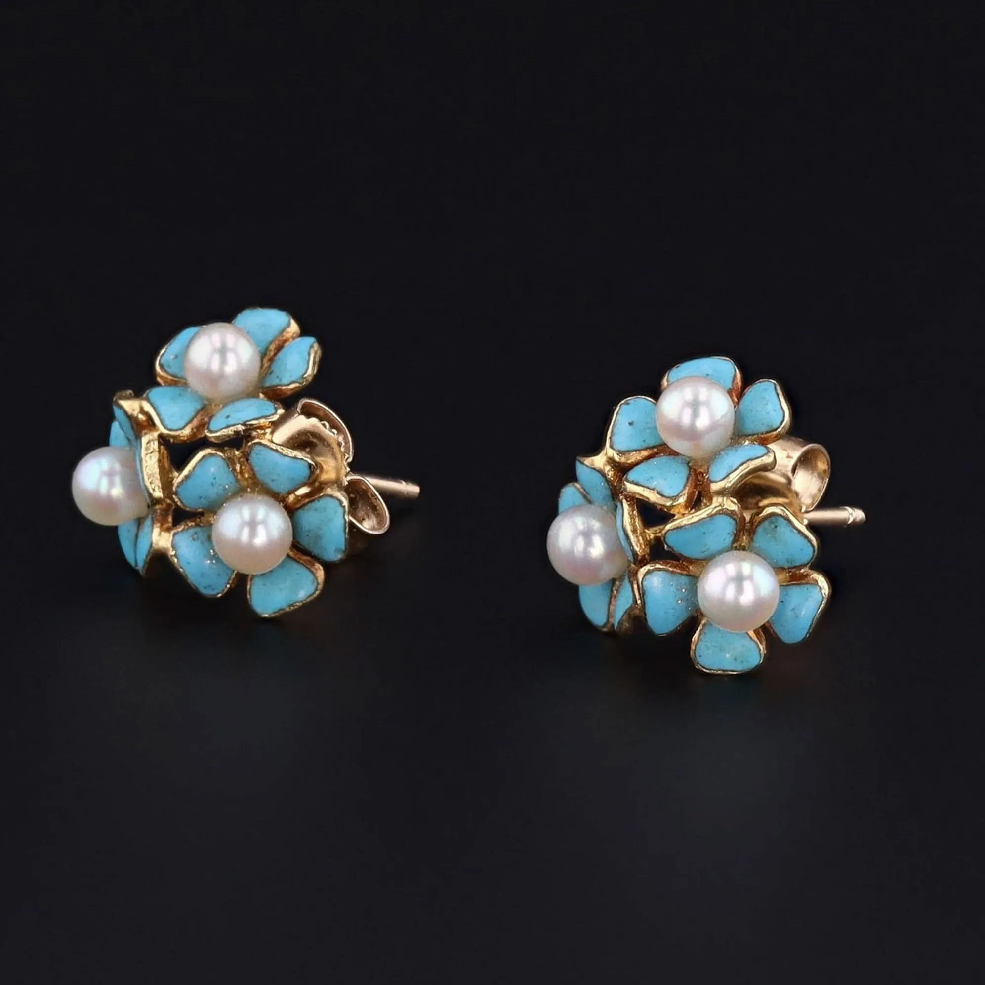 Flower Earrings | 14k Gold Earrings