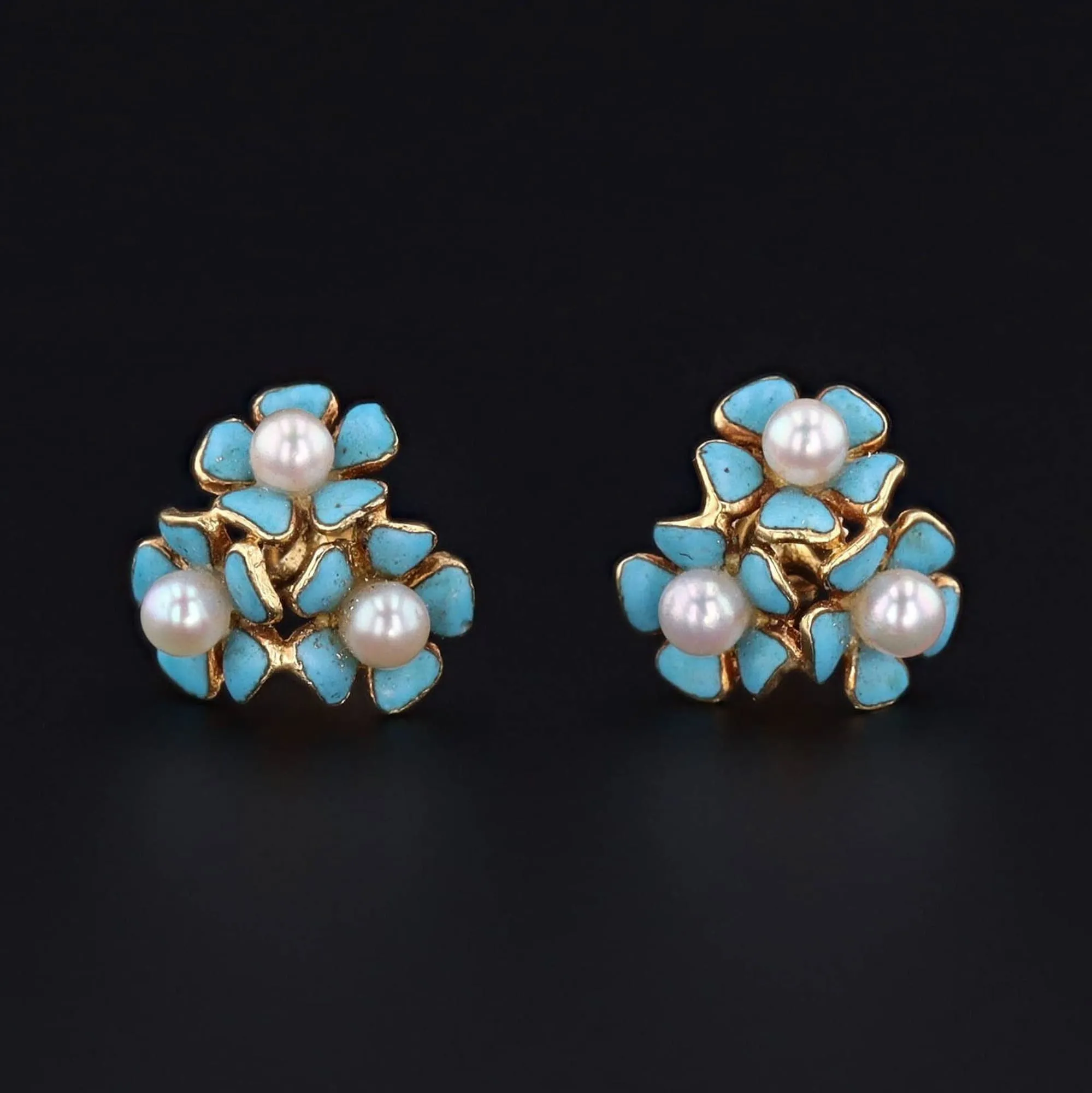 Flower Earrings | 14k Gold Earrings