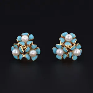 Flower Earrings | 14k Gold Earrings